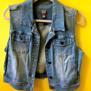 Denim vest